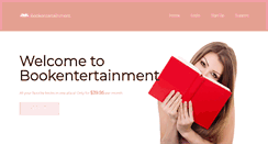 Desktop Screenshot of bookentertainment.net