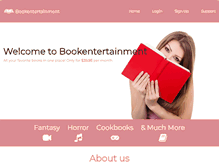 Tablet Screenshot of bookentertainment.net